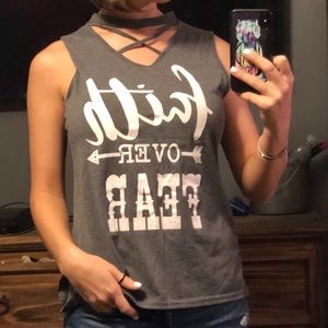 Faith over Fear tank